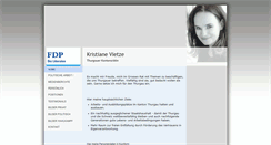 Desktop Screenshot of kristiane-vietze.ch